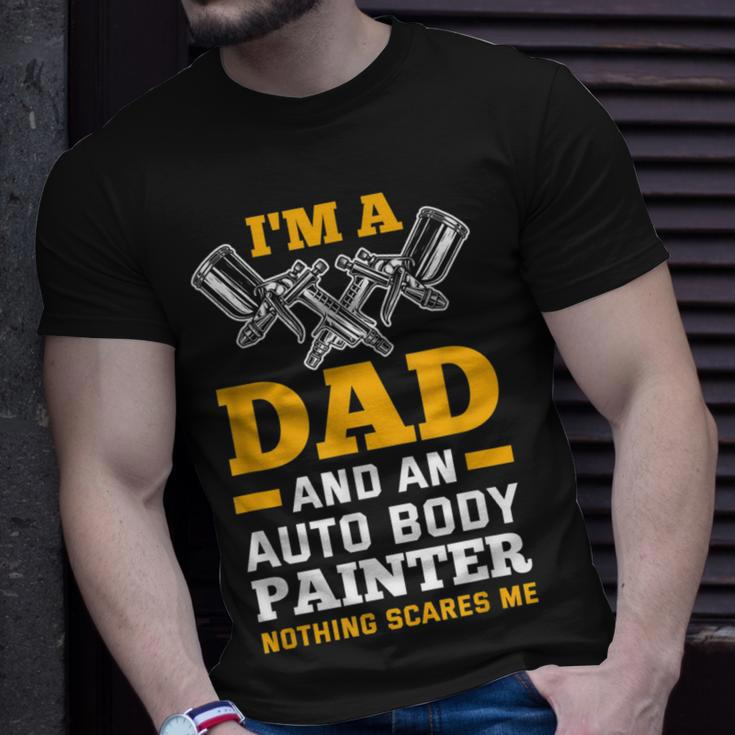 I'm A Dad And An Auto Body Painter Car Painter T-Shirt Gifts for Him