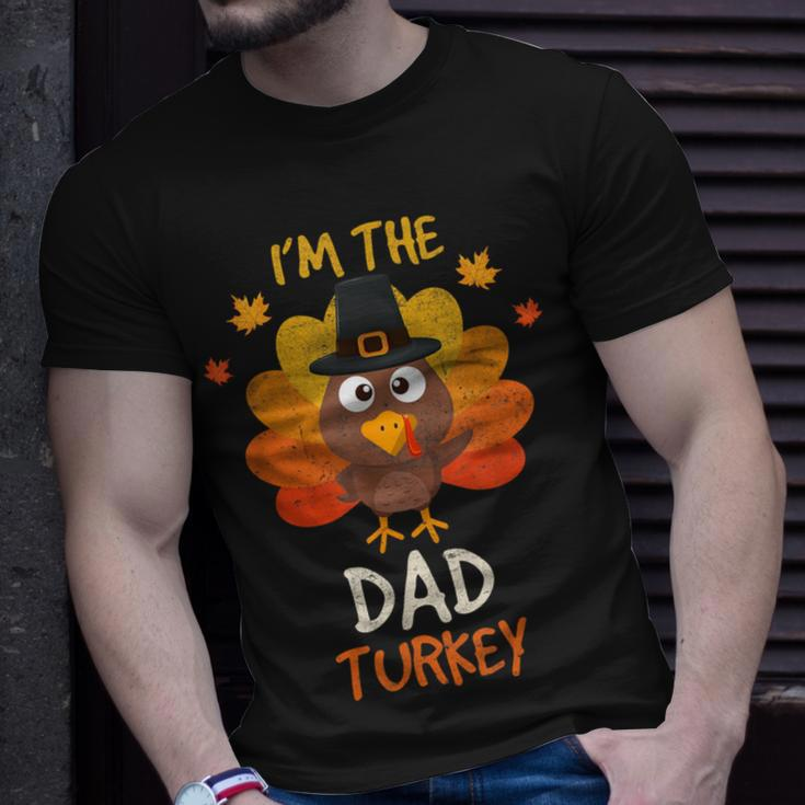 I'm The Dad Turkey Matching Family Thanksgiving Dad Turkey T-Shirt Gifts for Him