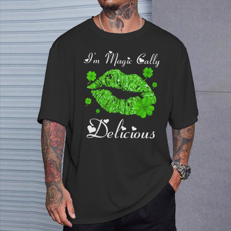 I'm Magically Delicious St Patrick Day T-Shirt Gifts for Him