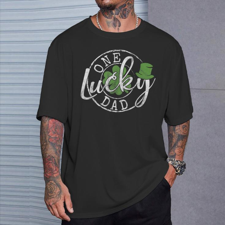 Irish Lucky Dad Father Irish St Patrick's Day T-Shirt Gifts for Him