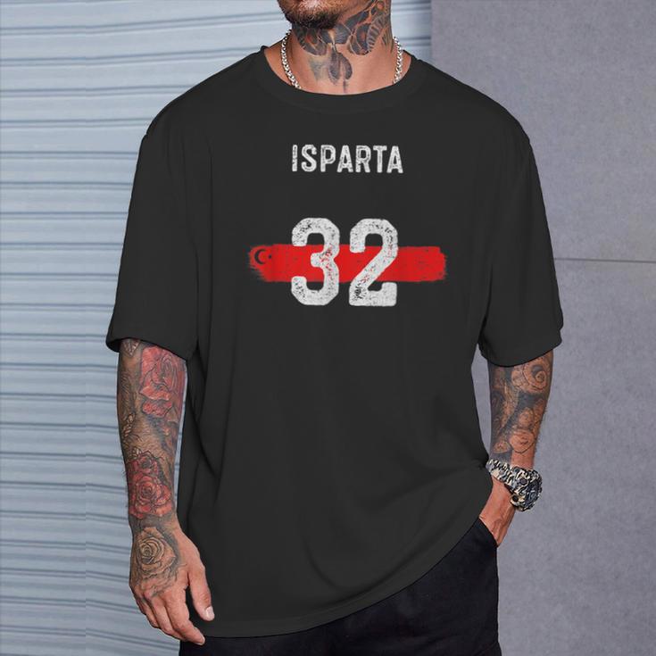 Isparta-Themen T-Shirt, Nummer 32 Design, Schwarz Geschenke für Ihn