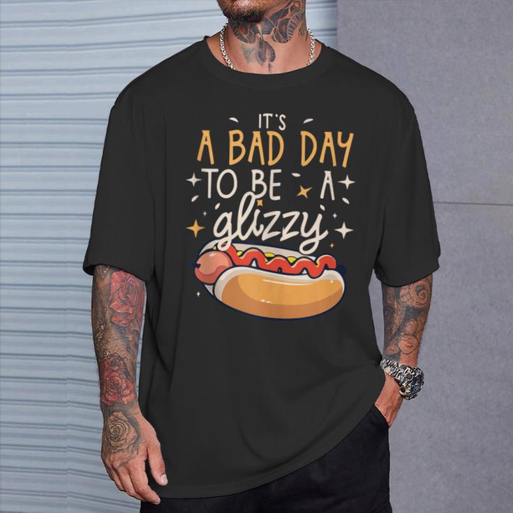 It's A Bad Day To Be A Glizzy Sausage Grill Hot Dog Master T-Shirt Gifts for Him