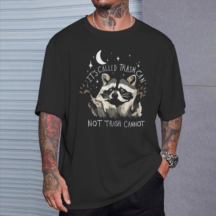 It's Called Trash Can Not Trash Cannot Retro Vintage Raccoon T-Shirt Gifts for Him