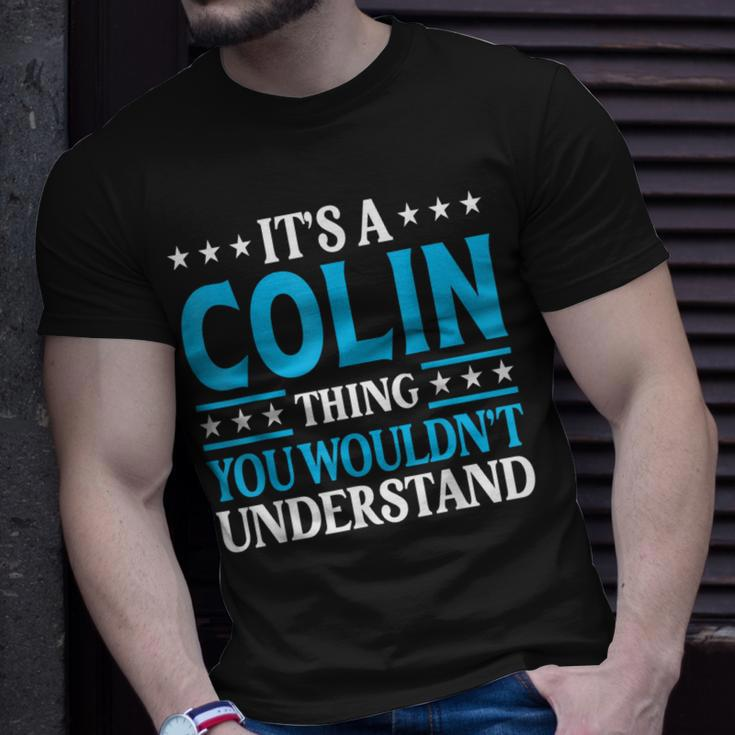 It's A Colin Thing Surname Team Family Last Name Colin T-Shirt Gifts for Him