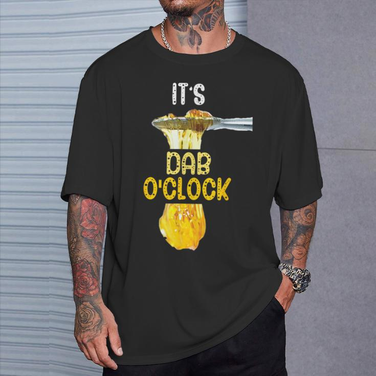 It's Dab O'clock Weed 420 Stoner T-Shirt Gifts for Him