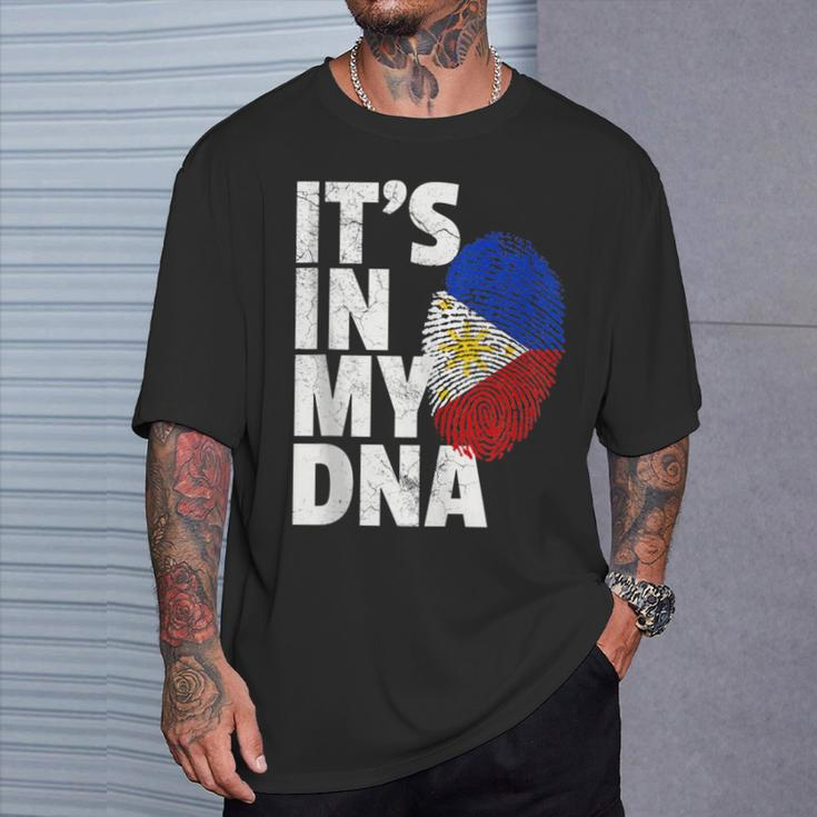 It's In My Dna Filipino Philippines Flag National Pride T-Shirt Gifts for Him