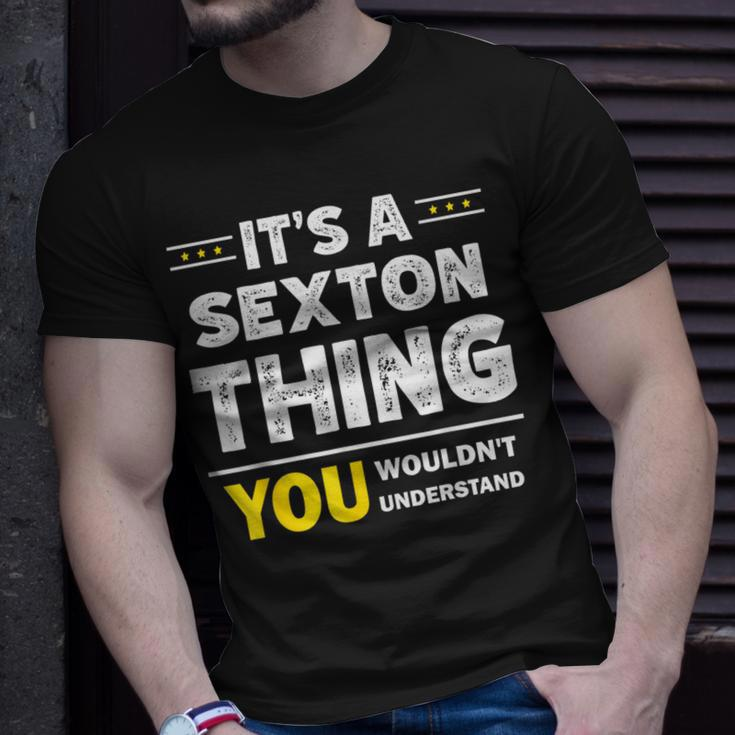 It's A Sexton Thing You Wouldn't Understand Family Name T-Shirt Gifts for Him