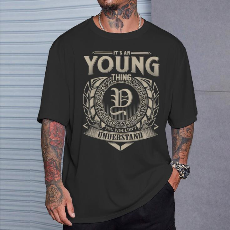 It's An Young Thing You Wouldn't Understand Name Vintage T-Shirt Gifts for Him