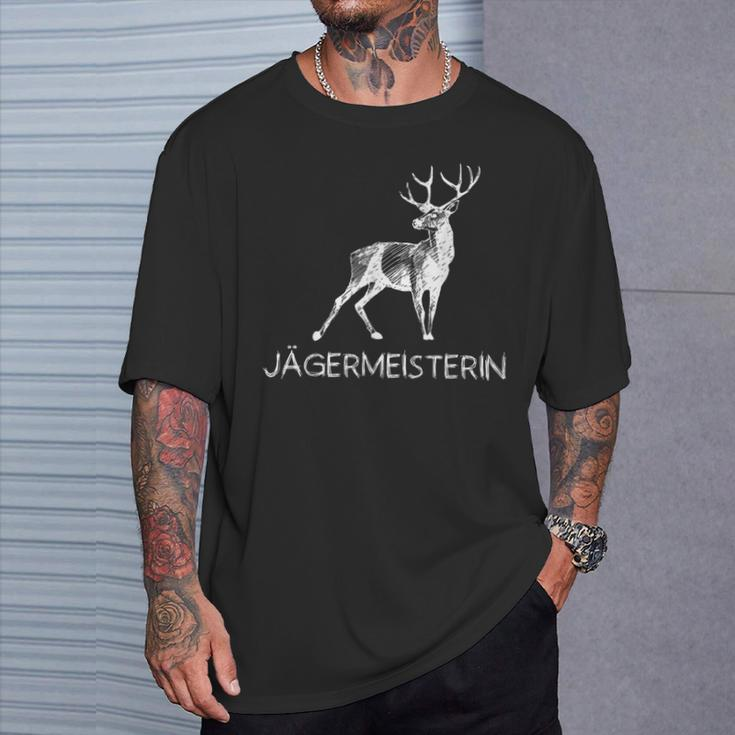 Jägermeisterin Hunter Hunter Deer Hunter Hunting S T-Shirt Geschenke für Ihn