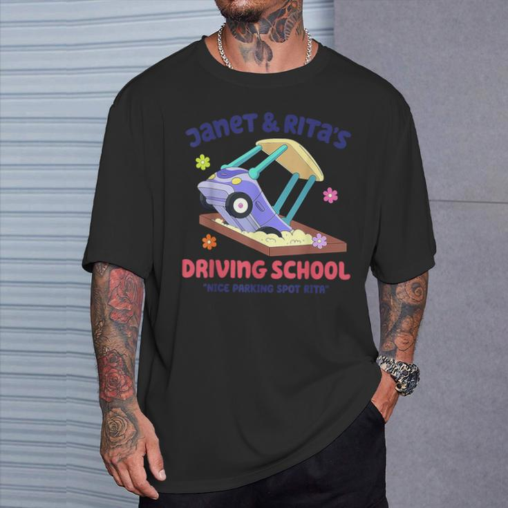 Janet & Rita's Humorous Driving School T-Shirt Gifts for Him