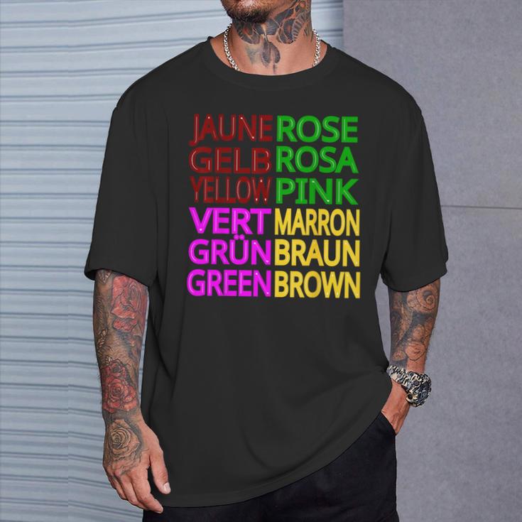 Jaune Roseert Marron T-Shirt Geschenke für Ihn