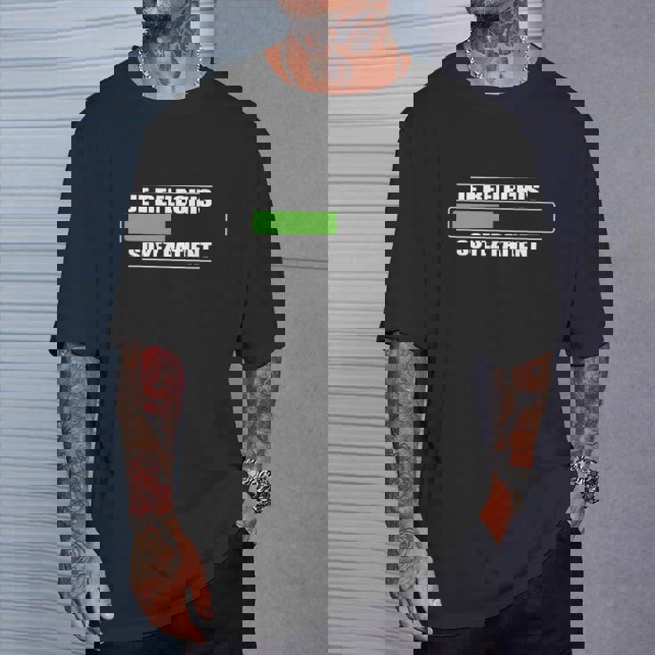 Je Réfléchis Soyez Patient T-Shirt Cadeaux pour lui