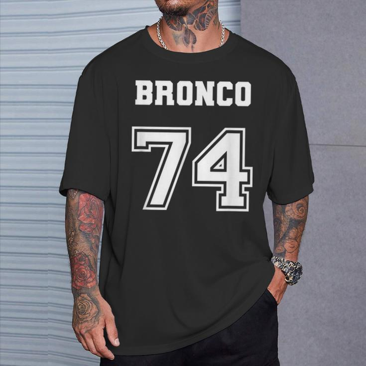Jersey Style Bronco 74 1974 Old School Suv 4X4 Offroad Truck T-Shirt Gifts for Him