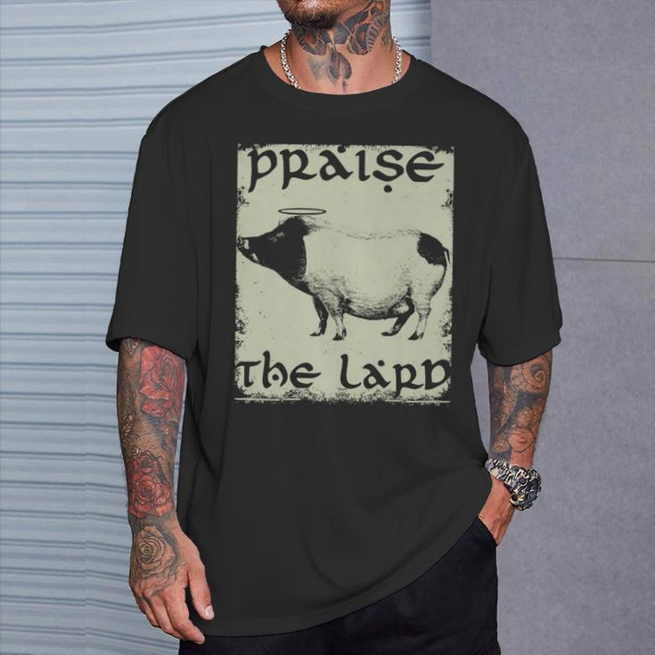 Keto Diet Praise The Lard Pork Bacon T-Shirt Gifts for Him