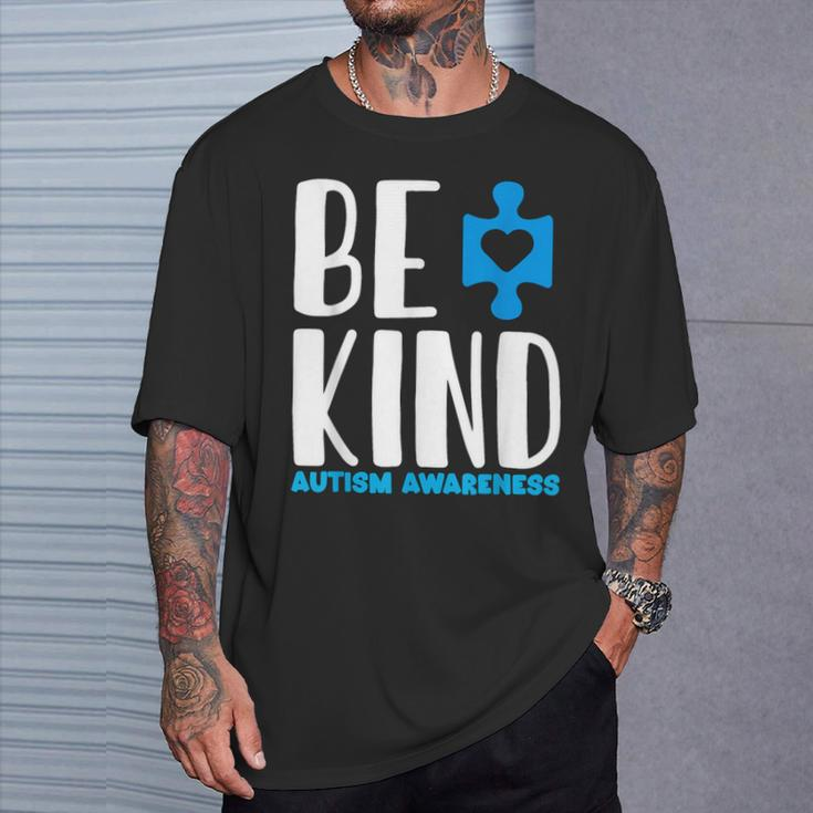 Be Kind Autism Awareness T-Shirt Gifts for Him
