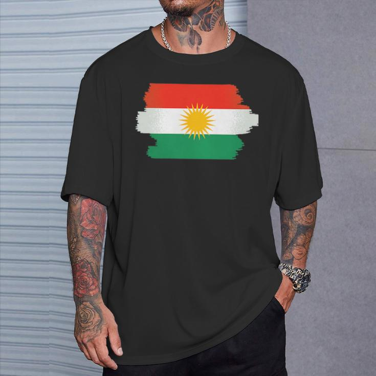 Kurdistan Flag Chest Kurdish Kurd T-Shirt Geschenke für Ihn