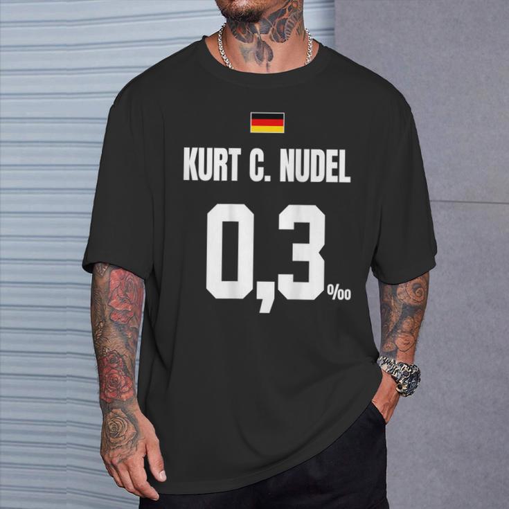 Kurt C Nudel Sauftrikot X Malle Party Trikot Deutschland T-Shirt Geschenke für Ihn