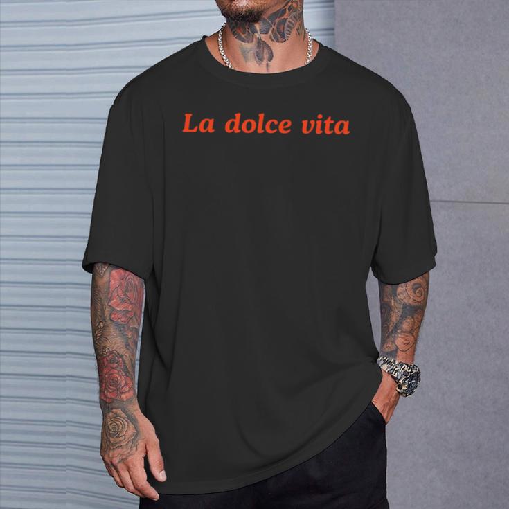 La Dolceita X Il Spritz Aperitivo Italiano I 2-Sided T-Shirt Geschenke für Ihn