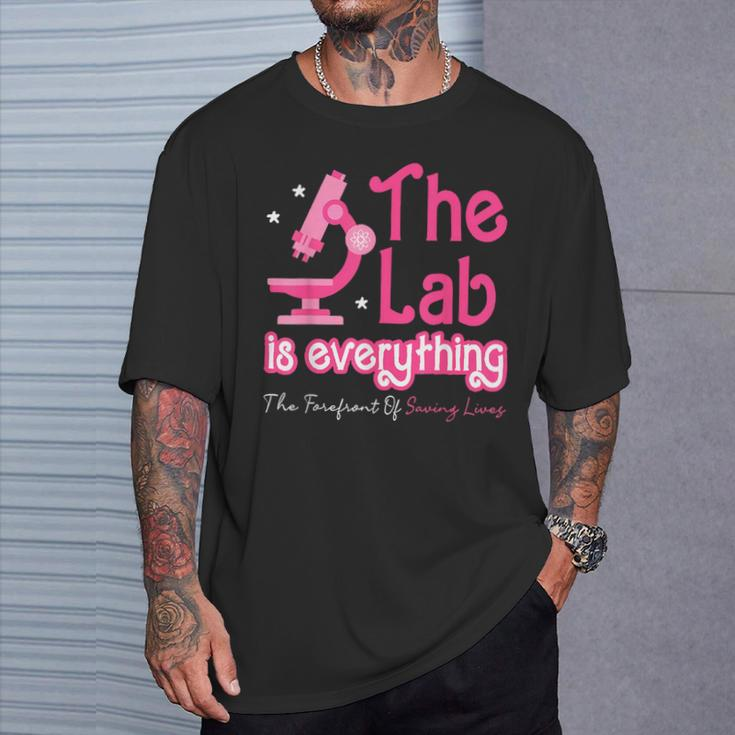 The Lab Is Everything Lab Week 2024 Medical Lab Science T-Shirt Gifts for Him