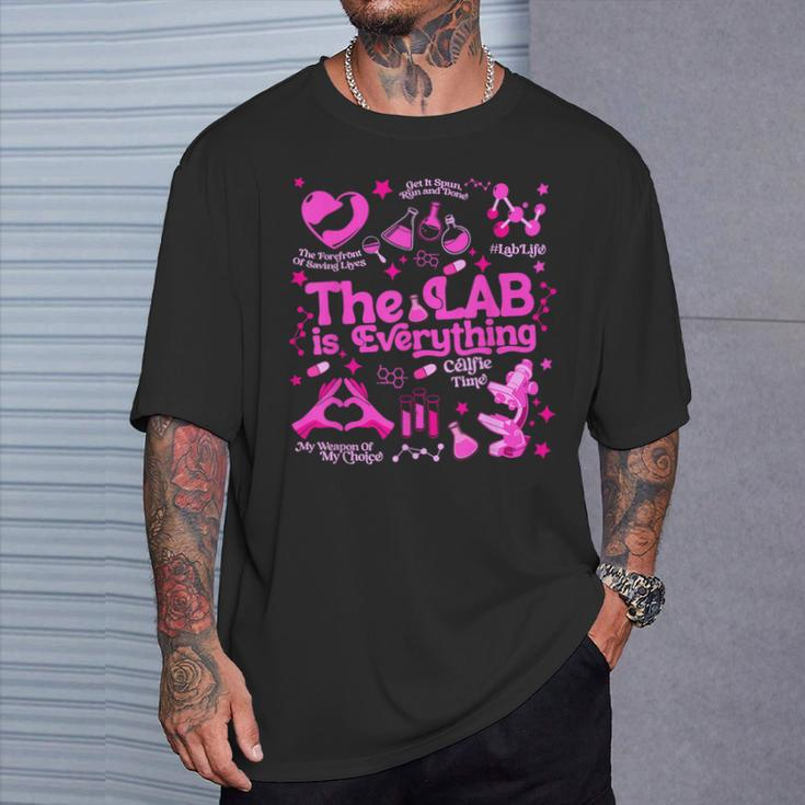 The Lab Is Everything Lab Week 2024 Medical Lab Science T-Shirt Gifts for Him