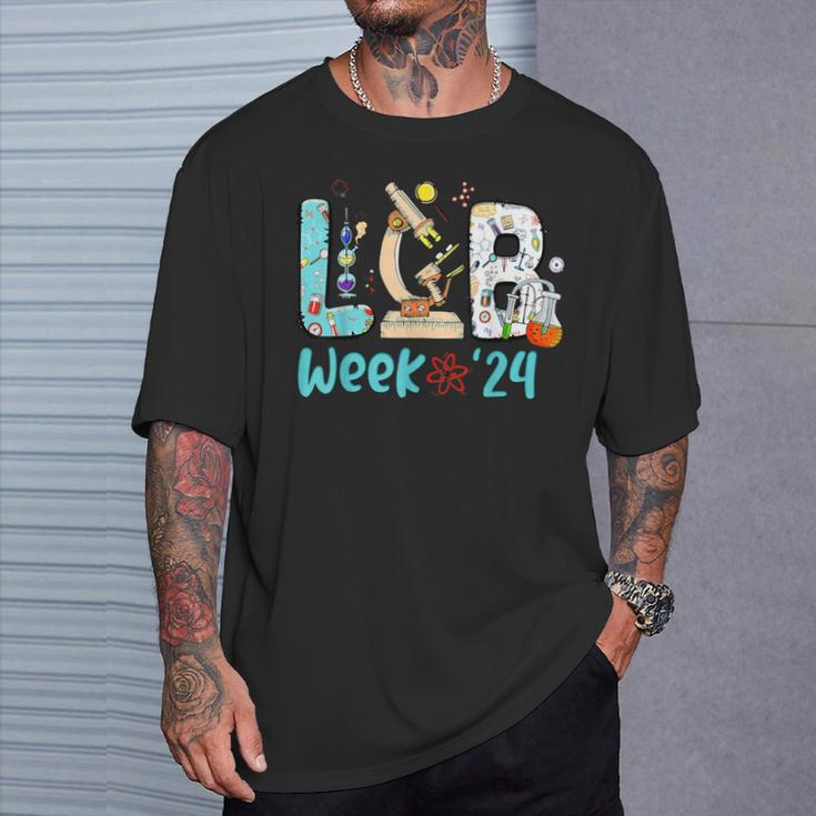 Lab Week 2024 Medical Lab Tech Patient Care T-Shirt Gifts for Him