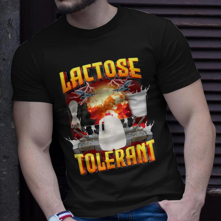 Lactose Tolerant Sarcasm Oddly Specific Meme T-Shirt Gifts for Him