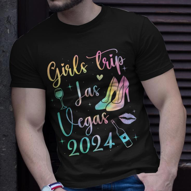 Las Vegas Girls Trip 2024 Girls Tie Dye Weekend Friends Girl T-Shirt Gifts for Him