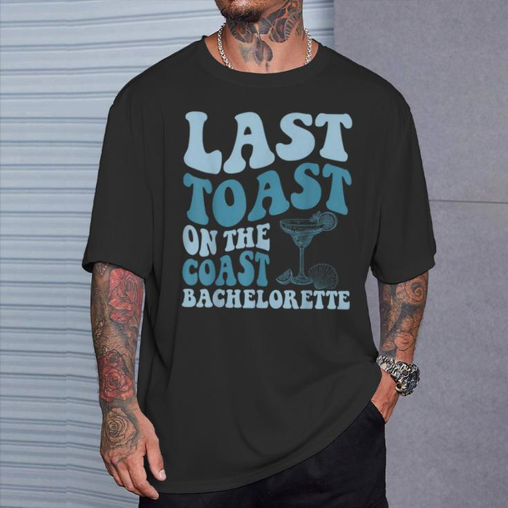 Last Toast On The Coast Margarita Beach Bachelorette Party T-Shirt Gifts for Him