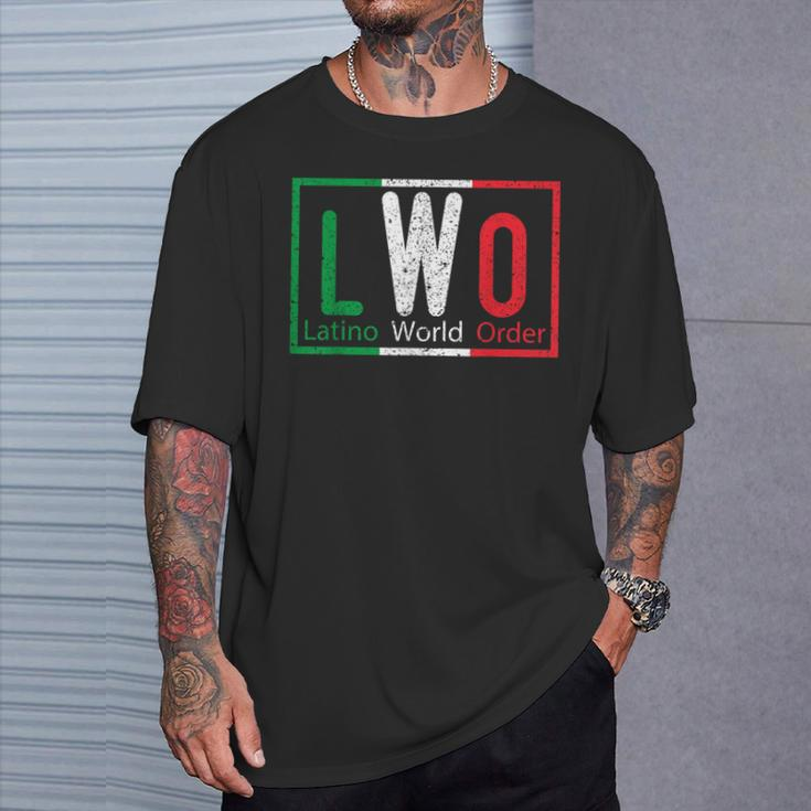 Latino World Order T-Shirt Gifts for Him