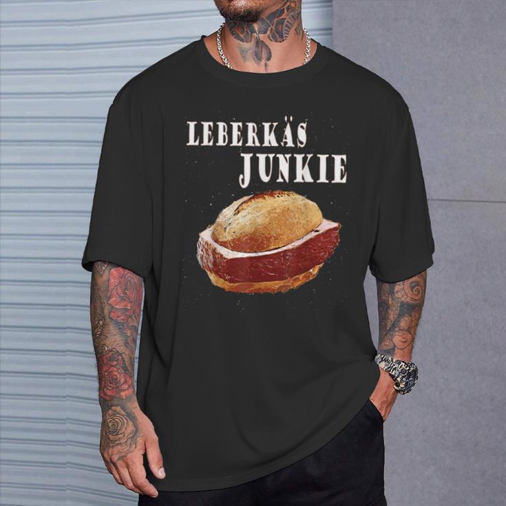 Leberkas Semmel Leberkäs Liebe T-Shirt Geschenke für Ihn