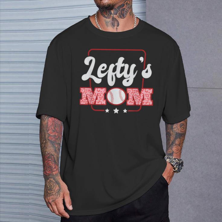 Lefty’S Mom Baseball Left Handed People And Lefty T-Shirt Gifts for Him