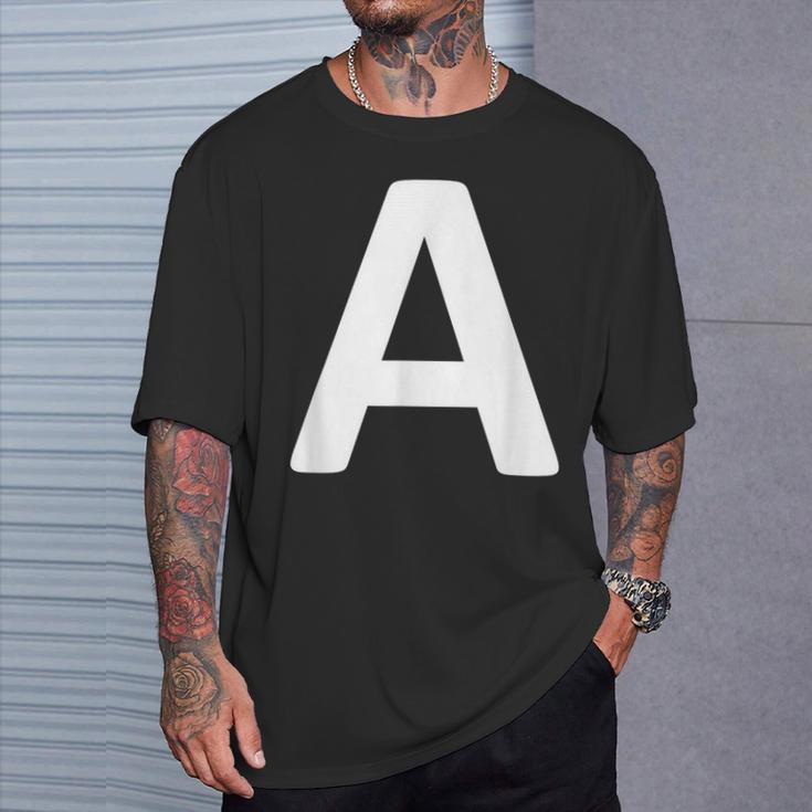 Letter A T-Shirt Geschenke für Ihn