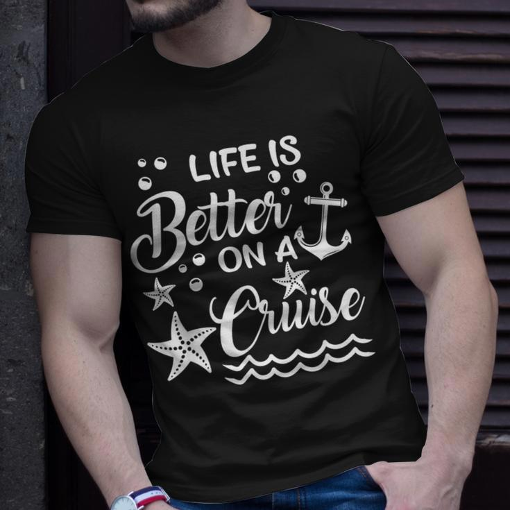 Life Is Better On A Cruise Cruising Lover Cruiser T-Shirt Gifts for Him