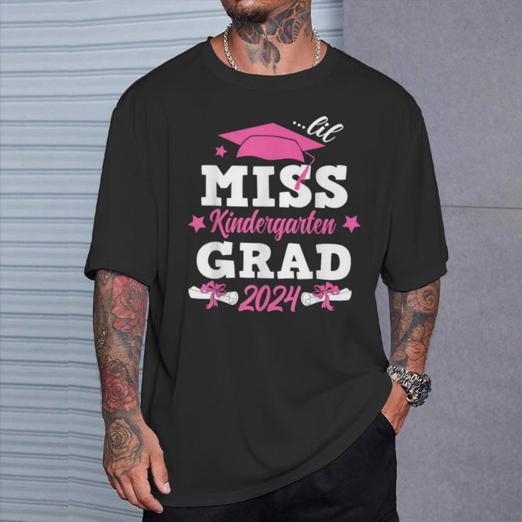 Lil Miss Kindergarten Grad Last Day Of School Graduation T-Shirt Gifts for Him