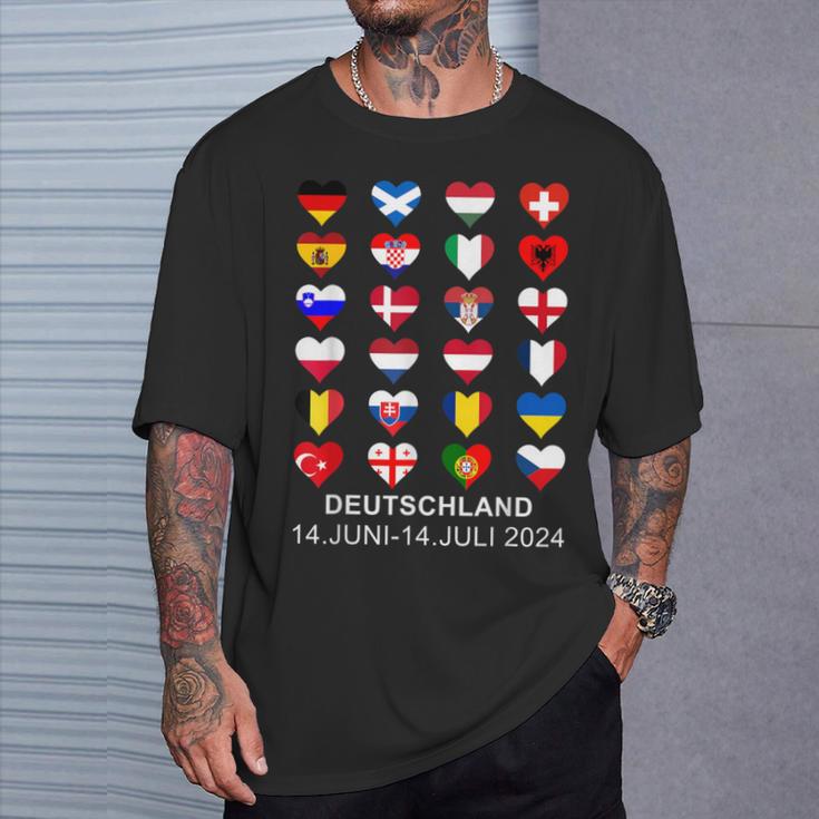 List Flag Of Countries In Eur Germany 2024 T-Shirt Gifts for Him