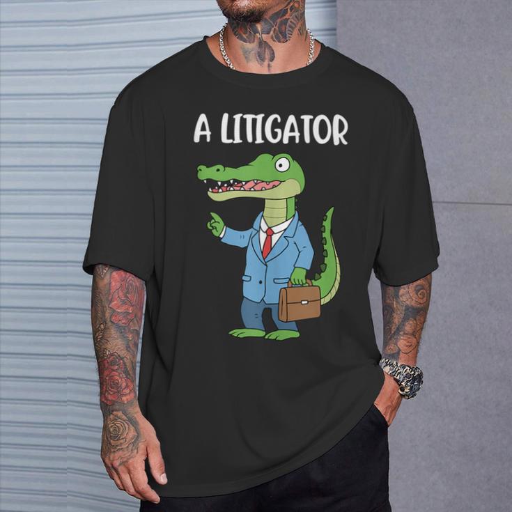 A Litigator T-Shirt Gifts for Him