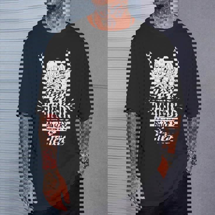 Los Amigos Reales Siempre Están Allí Amigo Amigo Amistad Camiseta unisex Regalos para él