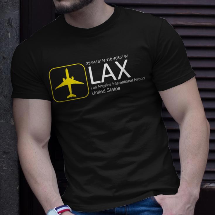 Los Angeles Airport California Crew Lax Flight Crew T-Shirt Gifts for Him