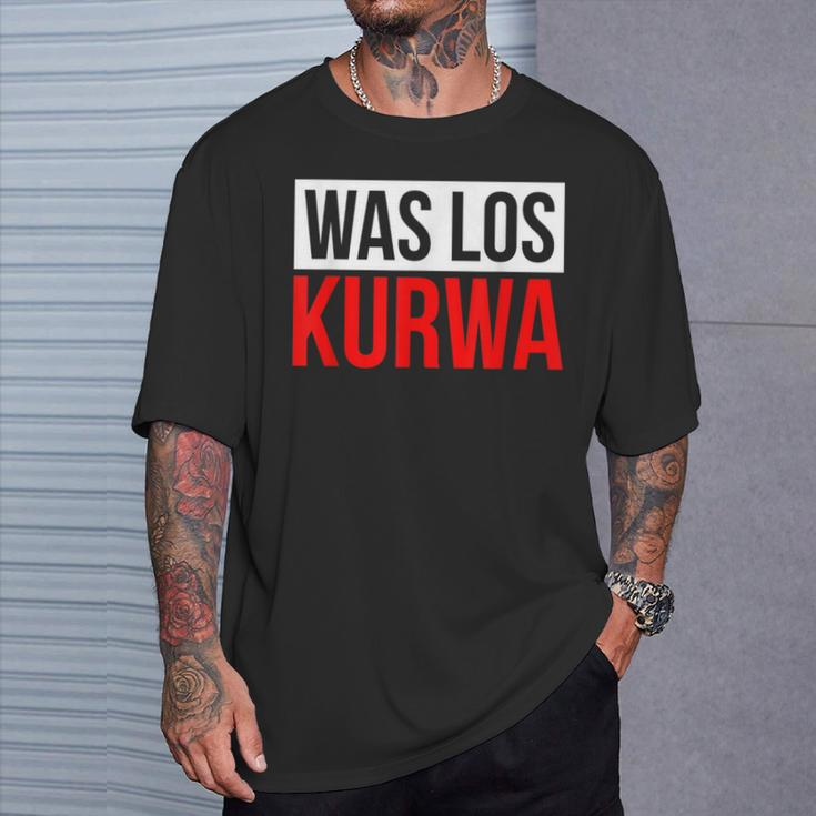 Was Los Kurwa Pole S T-Shirt Geschenke für Ihn