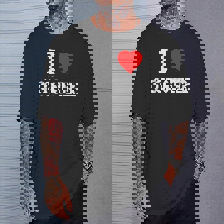 I Love Cooter Heart Cooter Lover T-Shirt Gifts for Him