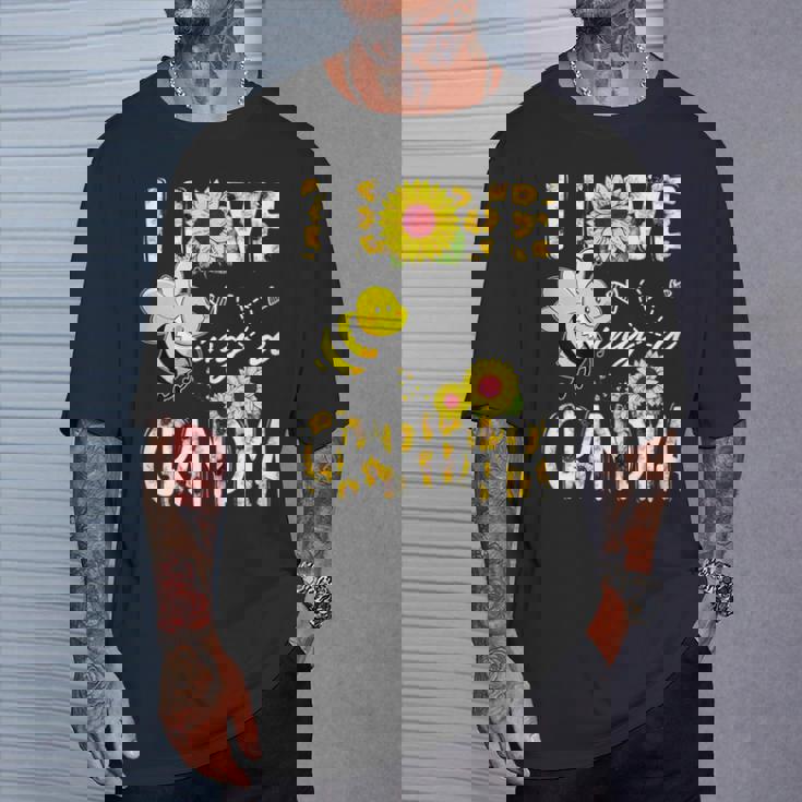 I Love Being A Grandma Sunflower Bee Lover Mother's Day Cute T-Shirt Gifts for Him