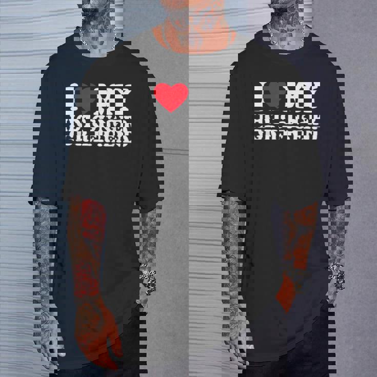 I Love My Hot Ginger Girlfriend I Love My Ginger Girlfriend T-Shirt Gifts for Him