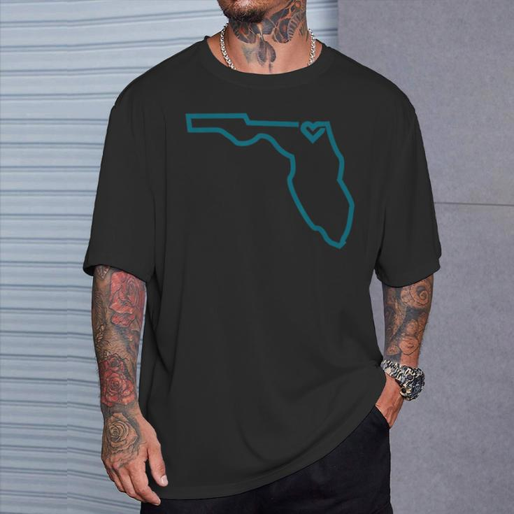 I Love Jacksonville Duval County Northeast Florida T-Shirt Gifts for Him