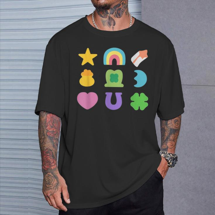 Lucky Cereal Marshmallow Shapes Magically Charms Delicious T-Shirt Gifts for Him