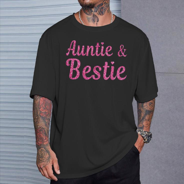 Lustige Tante Und Bestie Rosa Mädchen Coole Tanten T-Shirt Geschenke für Ihn