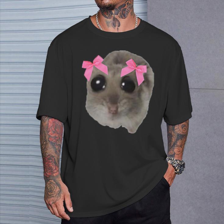 Lustiges Hamster Hamsti Dame Meme T-Shirt Geschenke für Ihn