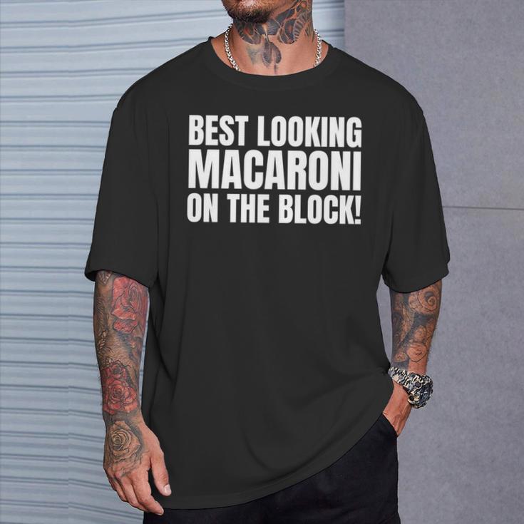 Lustiges Makkaroni-Kostüm Mac- Und Käse-Outfits T-Shirt Geschenke für Ihn