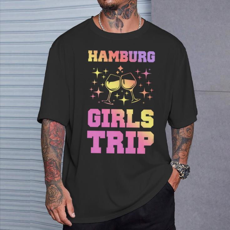 Mädchenausflug Nach Hamburg Partyurlaub-Team T-Shirt Geschenke für Ihn