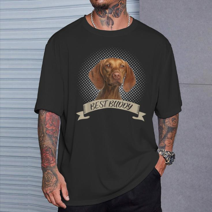Magyar Vizsla Best Buddy Dog Portrait T-Shirt Geschenke für Ihn