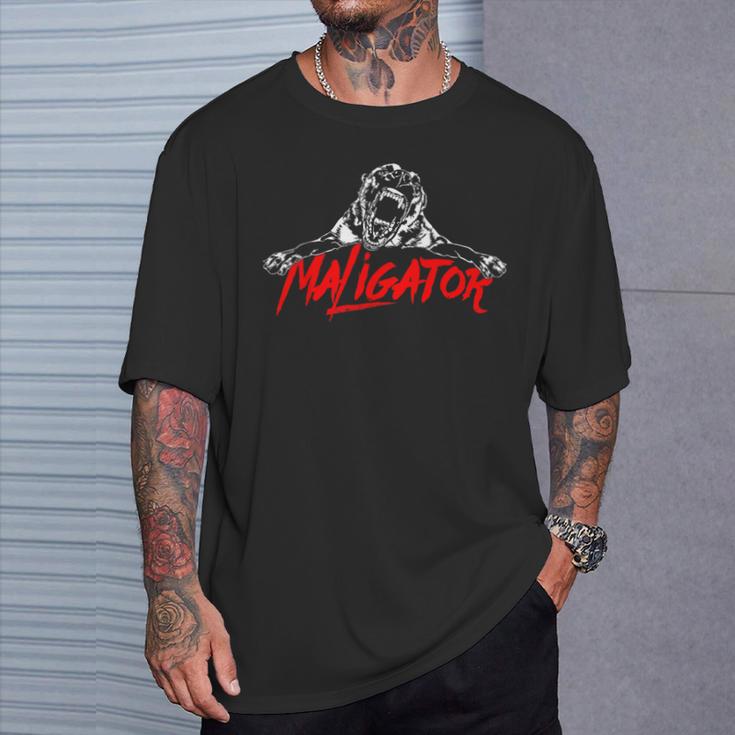 Maligator Belgian Malinois Dog Slogan Wilsigns T-Shirt Geschenke für Ihn